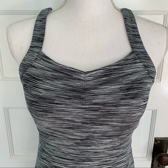 Mondetta Stretchy Athletic Sports Dress – Size Small, Black & Gray Heathered - Picture 5 of 13